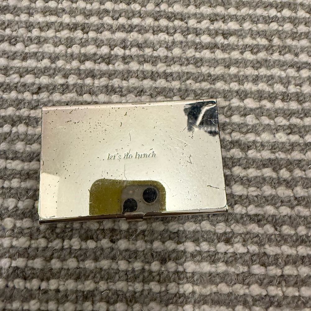 Kate Spade Metallic Card Holder